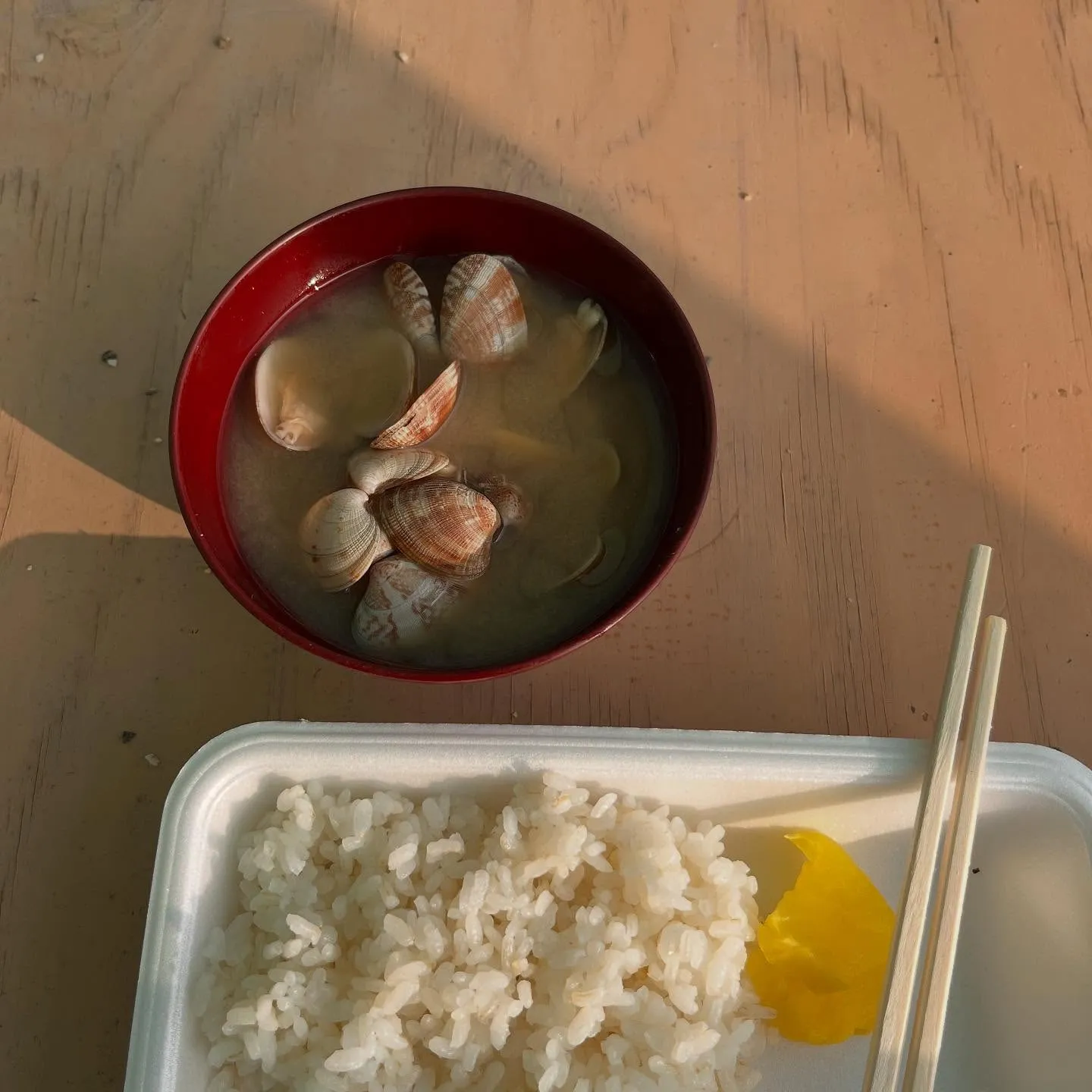 海辺で早朝ヨガ🧘‍♀️ 