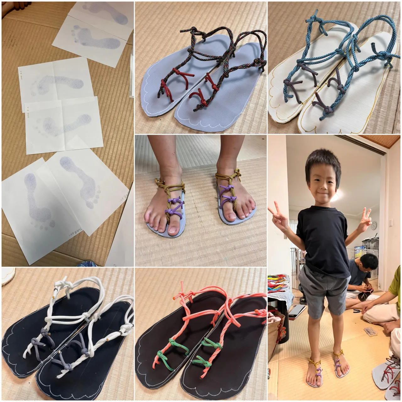 【家族みんなでarchサンダル👣♥️】
