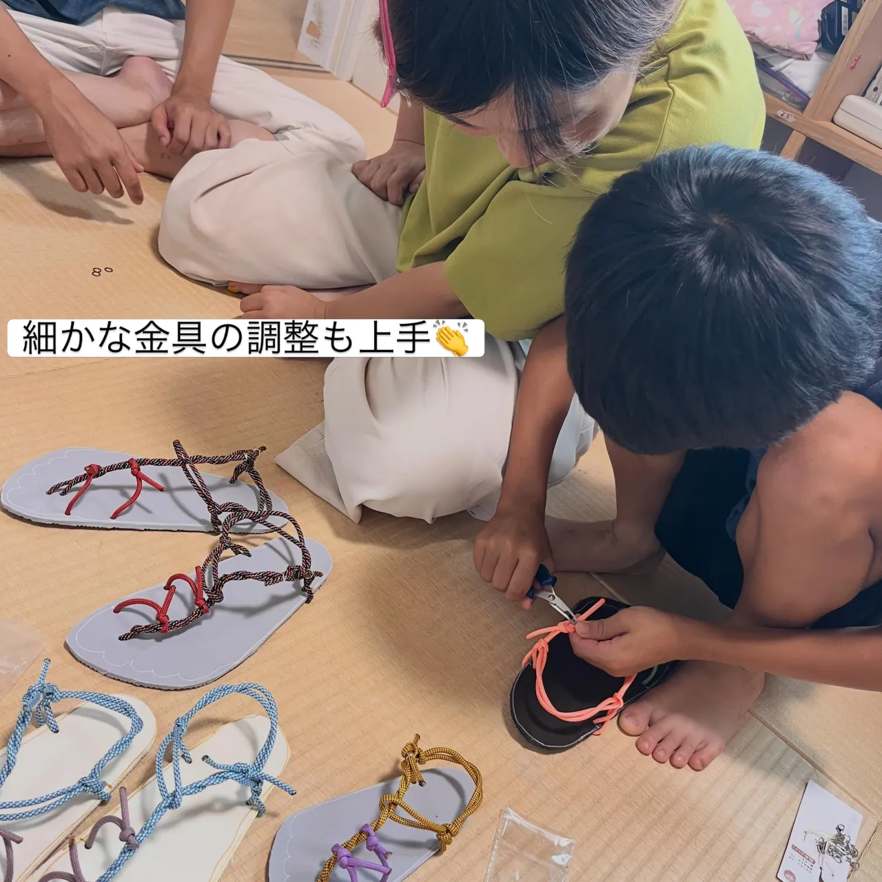 【家族みんなでarchサンダル👣♥️】